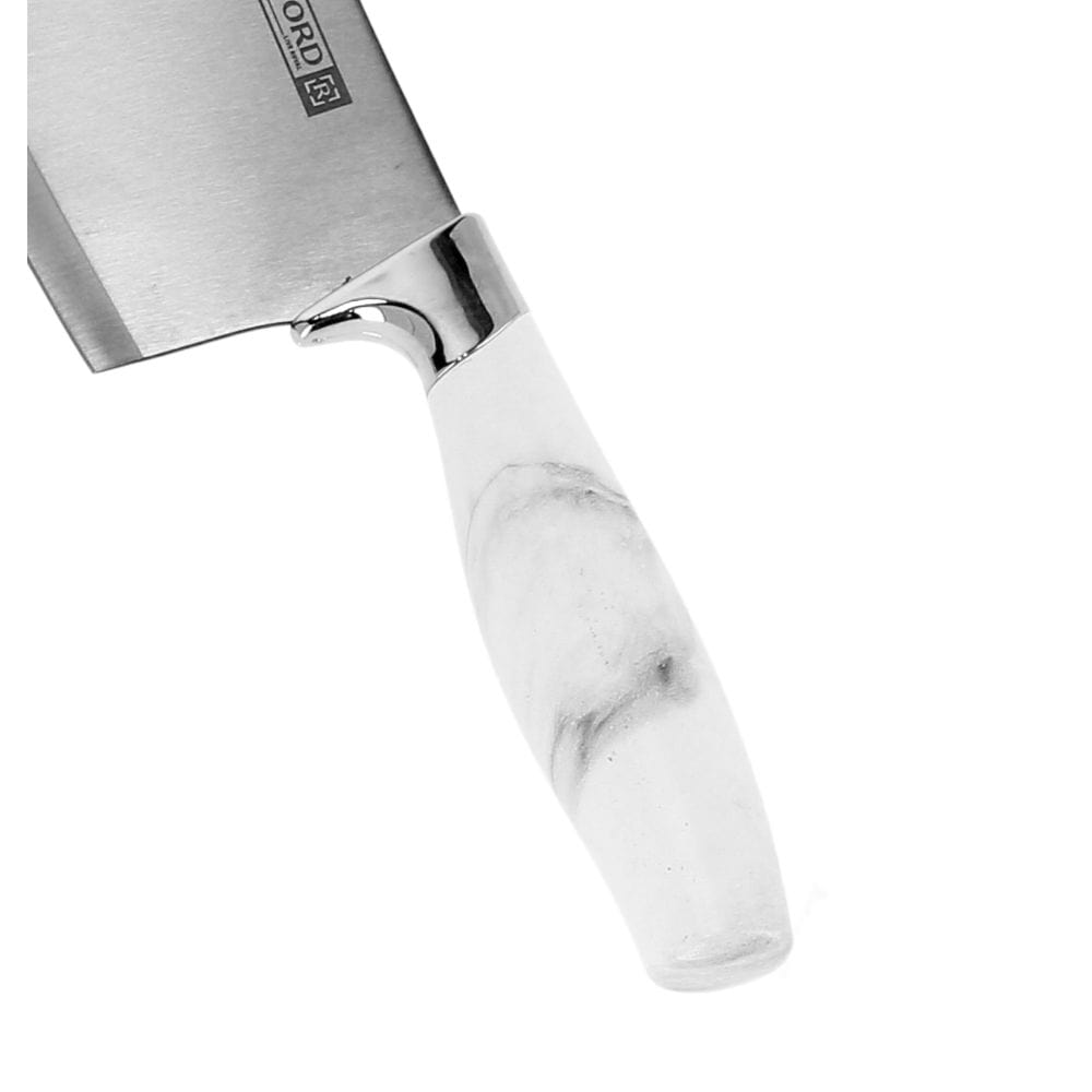 Royalford Home & Kitchen Royalford 7" Marble Designed Cleaver Knife (1x36) - (RF9536)