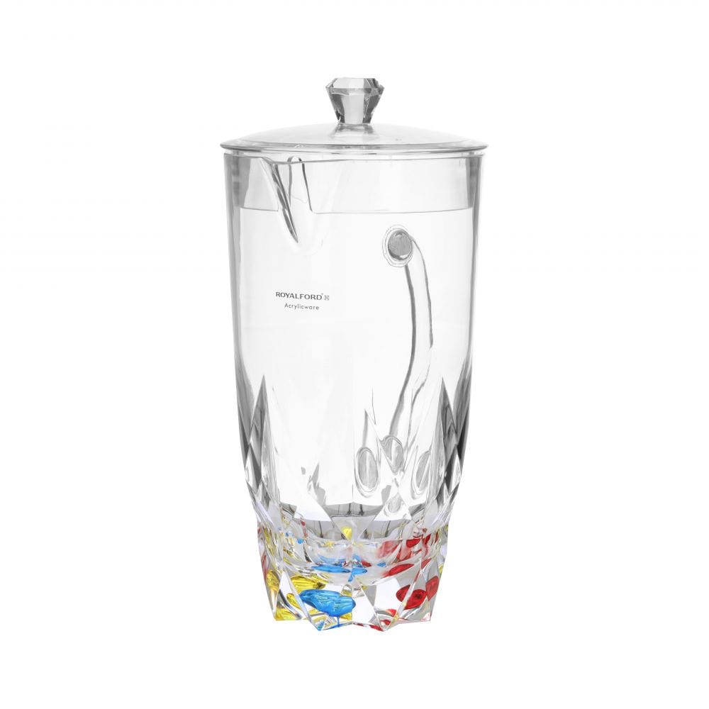 Royalford Home & Kitchen Royalford Acrylic Crystal Transparent Jug (1X6) - (RF6887)