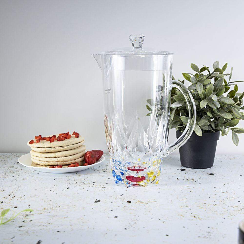 Royalford Home & Kitchen Royalford Acrylic Crystal Transparent Jug (1X6) - (RF6887)