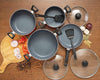 Royalford Home & Kitchen Royalford Alum Cookware Set Marble Coated - (RF9504)