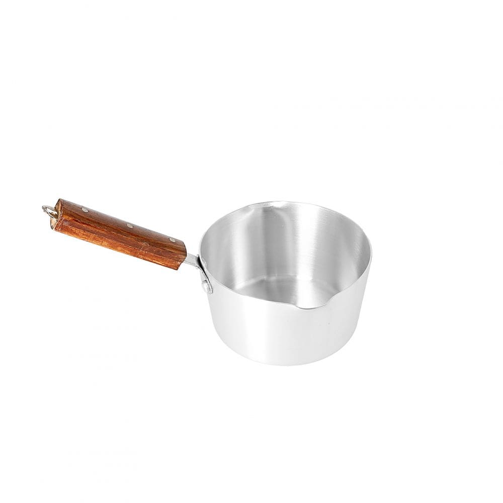 Royalford Home & Kitchen Royalford Alum. Milk Pan With Wooden Handle - (RF8991)