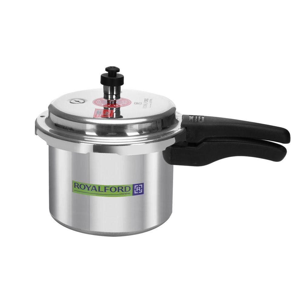 Royalford Home & Kitchen ﻿Royalford Aluminum Pressure Cooker (3 LTR) - (RF5801)