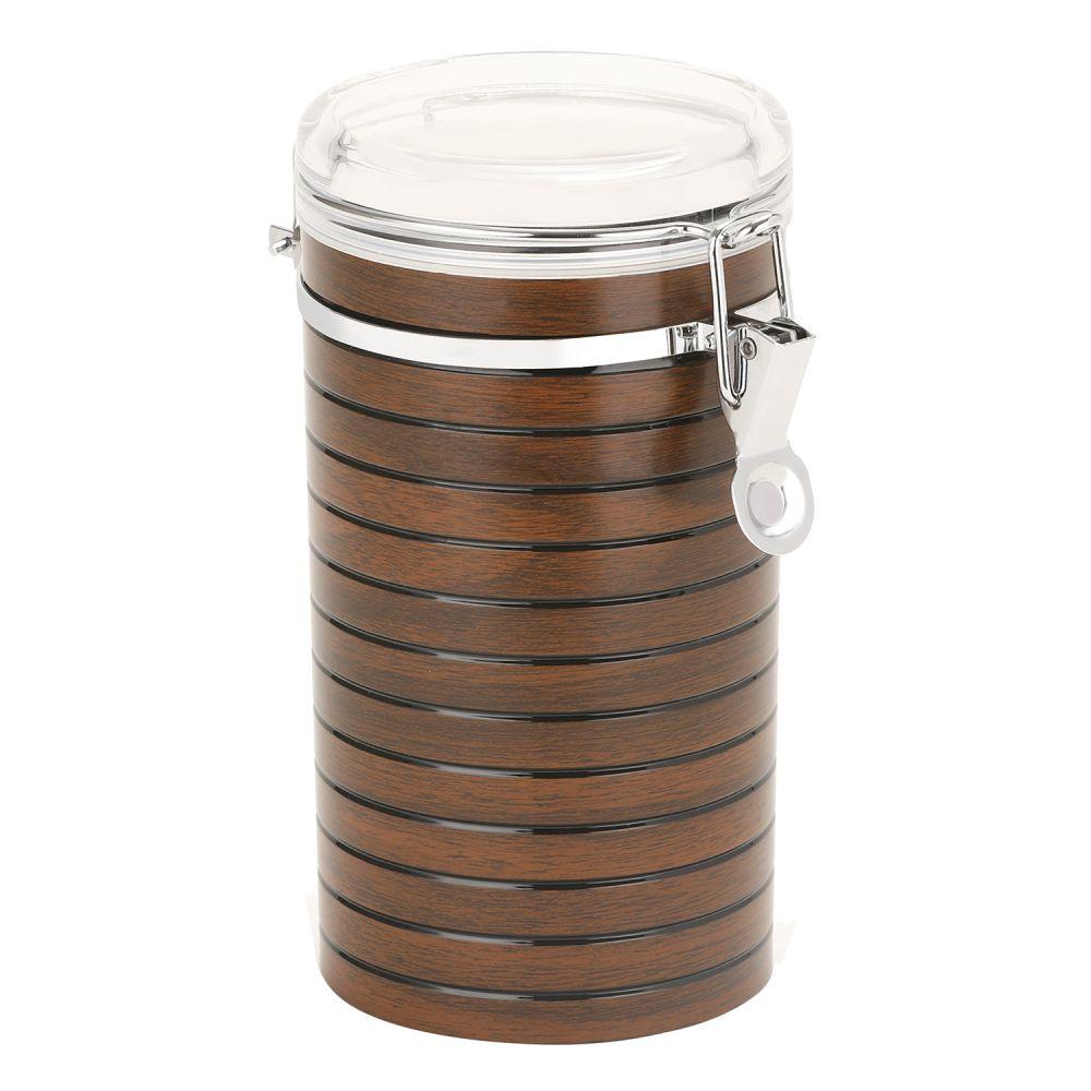 Royalford Home & Kitchen Royalford Cherrywood Acrylic Canister 1050ml 1x24 - (RF8223)