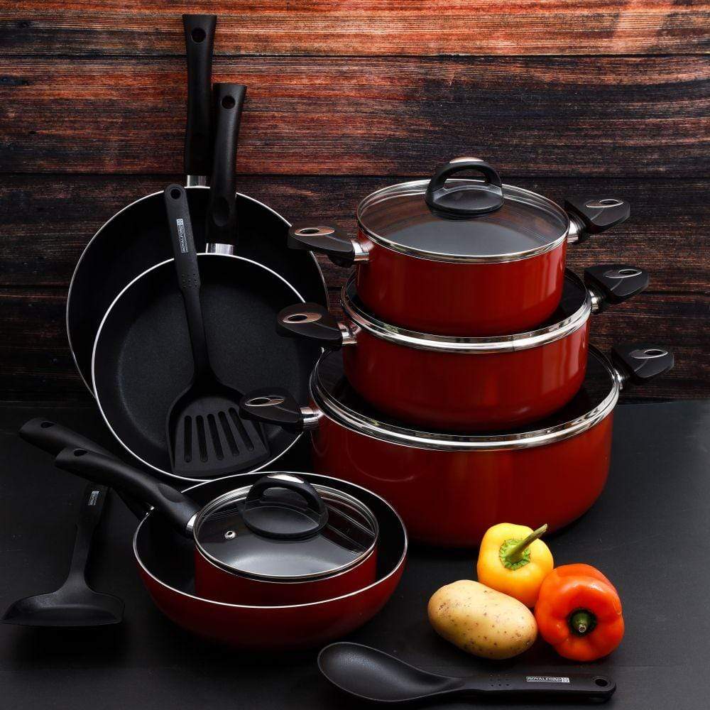 Royalford Home & Kitchen Royalford Non-Stick Cookware Set - (RF5857)