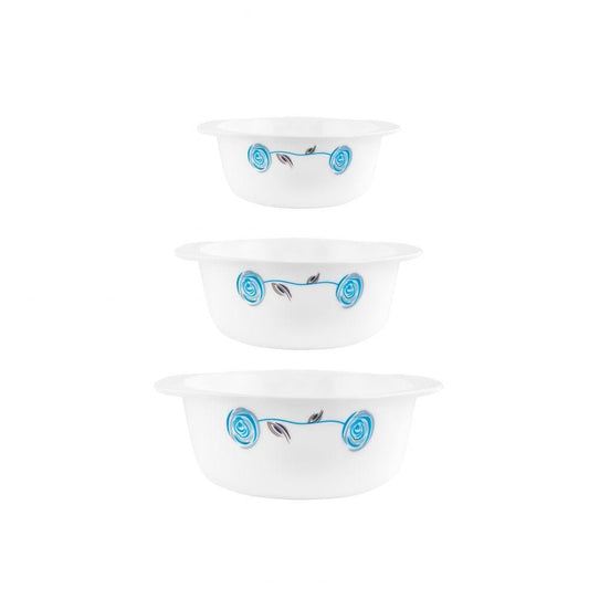 Royalford Home & Kitchen Royalford Opal Casserole Set .95+1.45+2.4L - (RF9832)