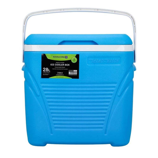 Royalford Outdoor Royalford 28L Insulated Ice Cooler Box- Blue