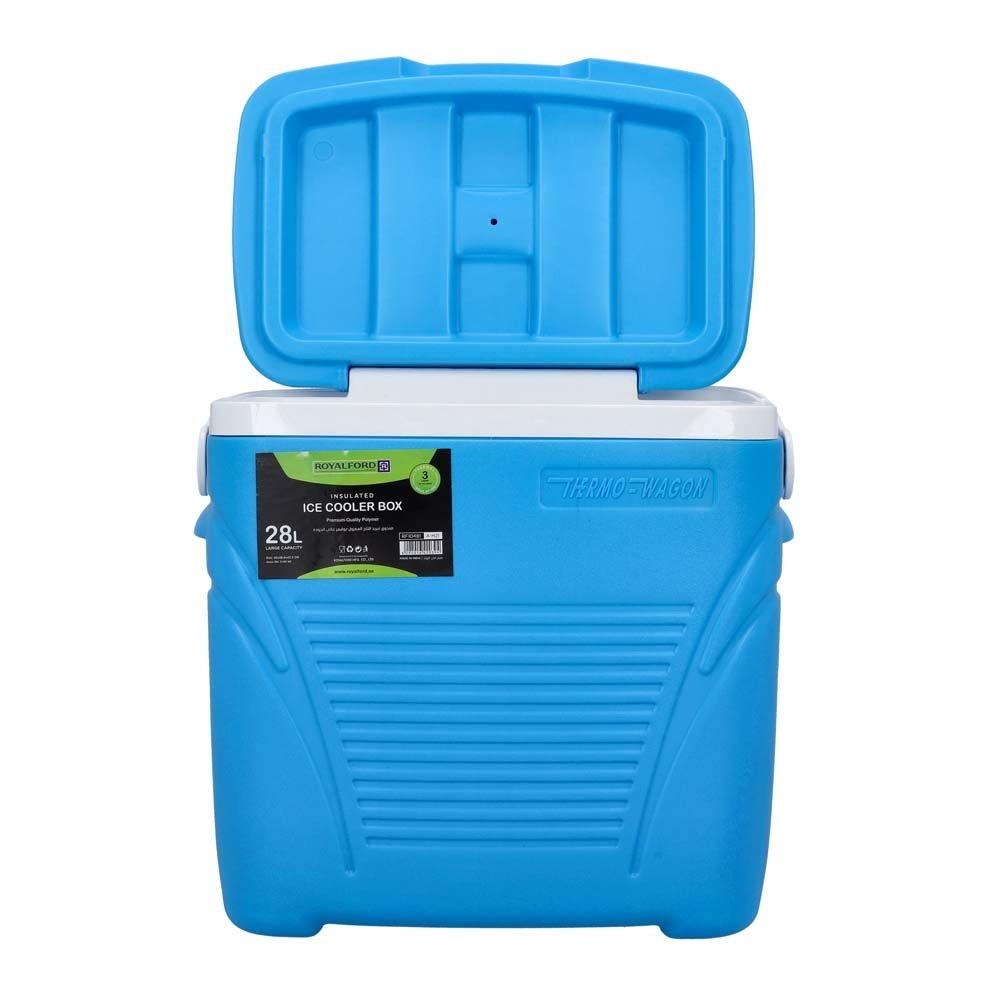 Royalford Outdoor Royalford 28L Insulated Ice Cooler Box- Blue