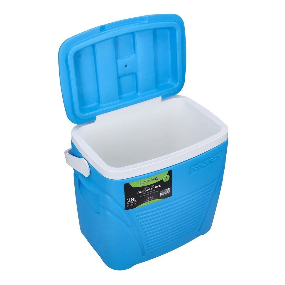 Royalford Outdoor Royalford 28L Insulated Ice Cooler Box- Blue