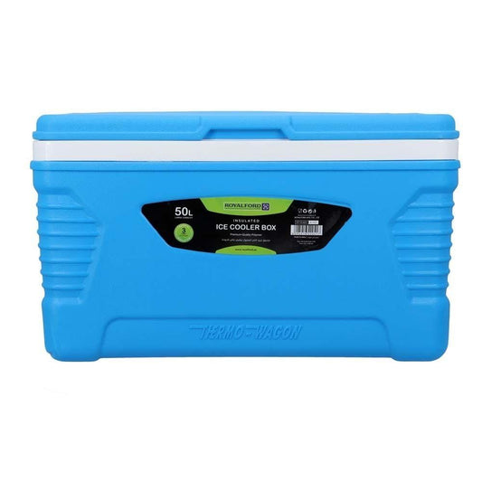 Royalford Outdoor Royalford 50L Insulated Ice Cooler Box- Blue