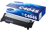 خرطوشة حبر CLT-C404S من سامسونج باللون السماوي لطابعات Xpress C430W وC480FW وSS230G#BGJ وSS256H#BGJ 