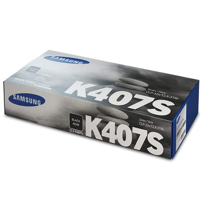 Samsung Electronics Samsung CLT-K407S Black Noir Toner Cartridge CLP-32x/CLX-318x