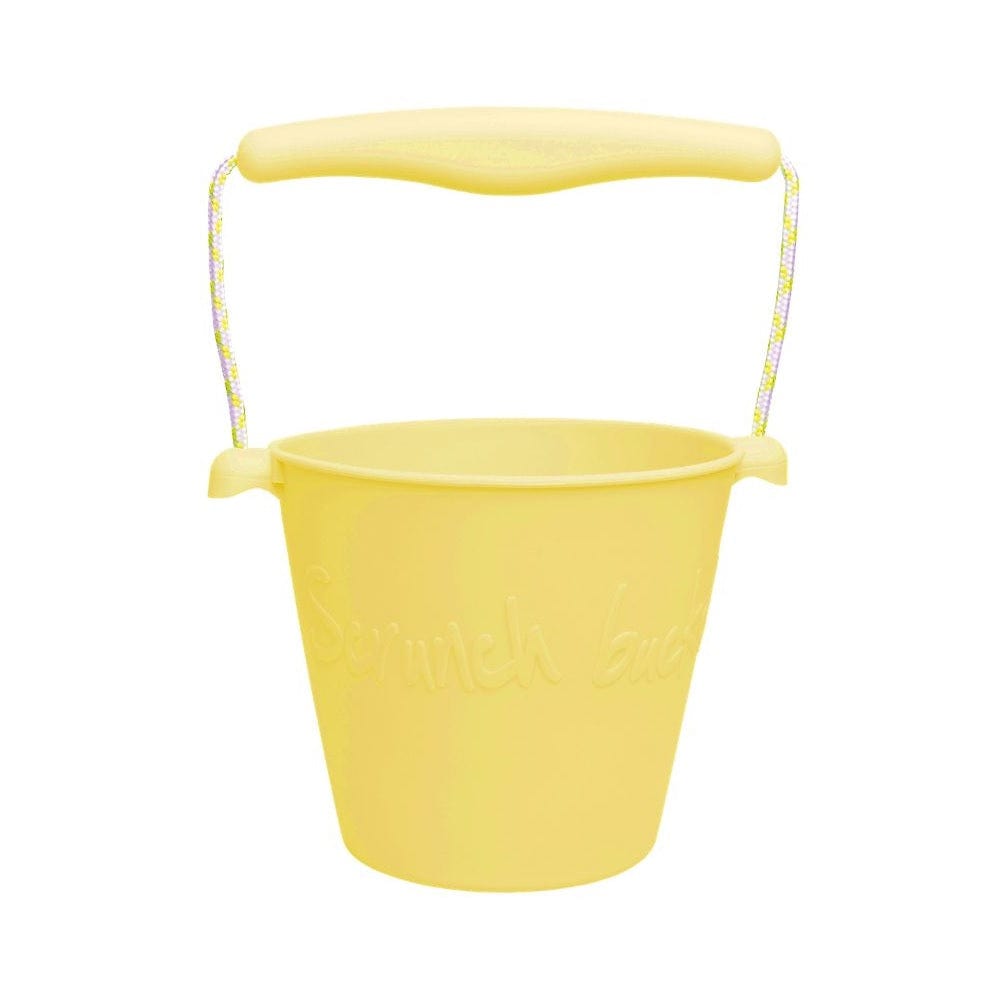 Scrunch Toys Scrunch Bucket - Pastel Yellow
