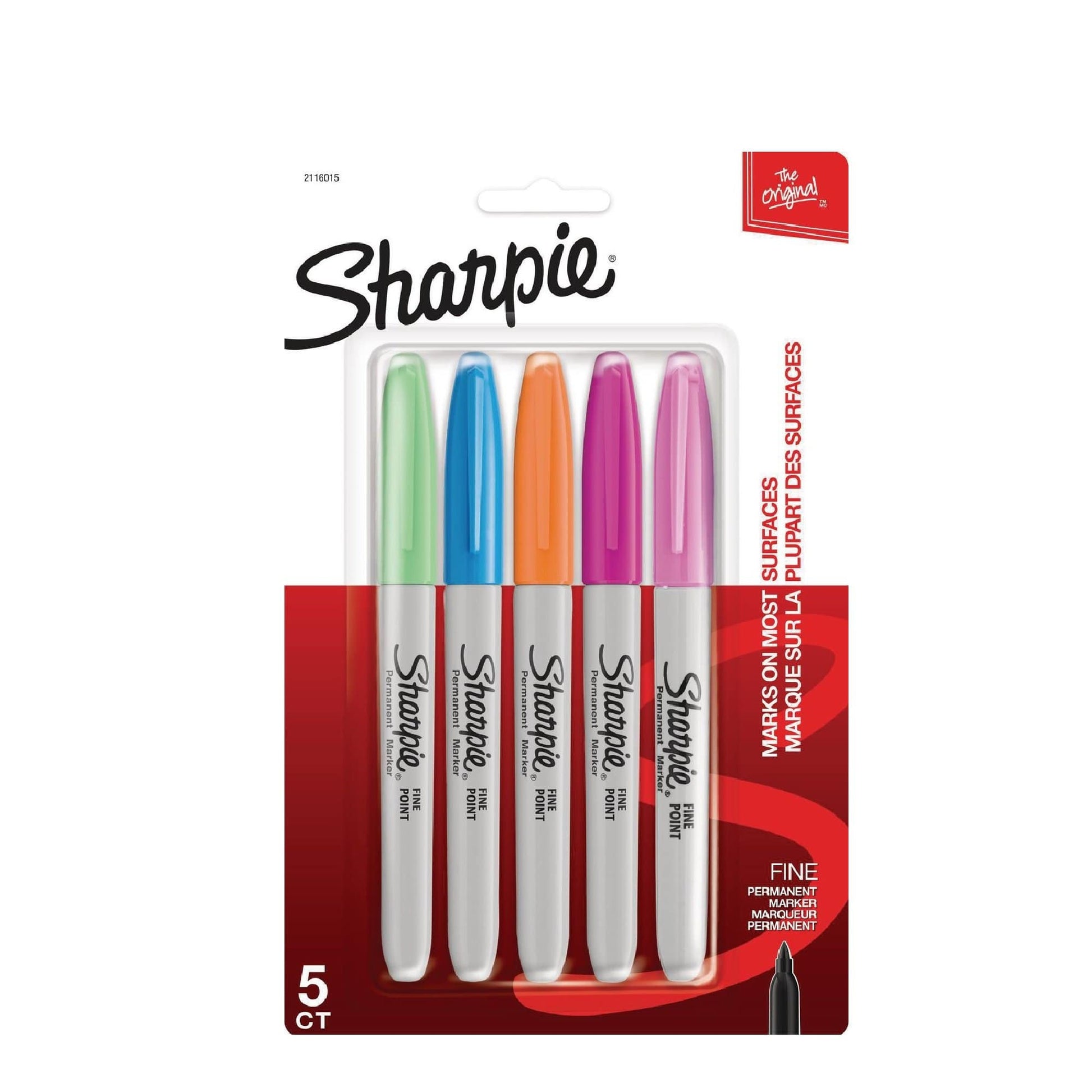 Sharpie School Sharpie Fin Permanent Marker Marqueur Permanent 5CT