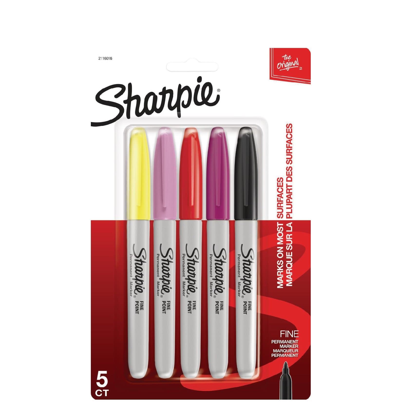 Sharpie School Sharpie Fin Permanent Marker Marqueur Permanent 5CT