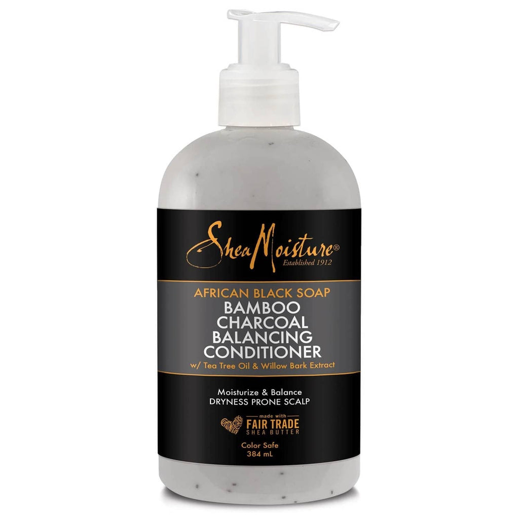 Shea Moisture Beauty SheaMoisture African Black Soap Bamboo Charcoal Conditioner 384ml - Exclusive
