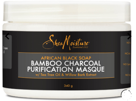 SheaMoisture African Black Soap Bamboo Charcoal Masque 354ml - Exclusive