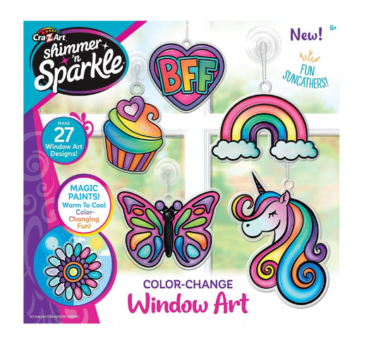 Shimmer N Sparkle Toys Shimmer 'N Sparkle Colour Changing Window Art