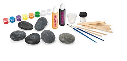 Shimmer N Sparkle Stained Glass Rock Art