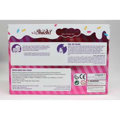 Shush Beauty Shush Ice Cream Water Nail Polish 5pcs