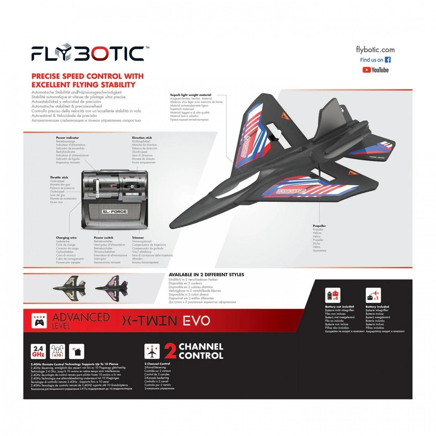 Silverlit Silverlit Flybotic X-Twin Evo Radio Control Airplane