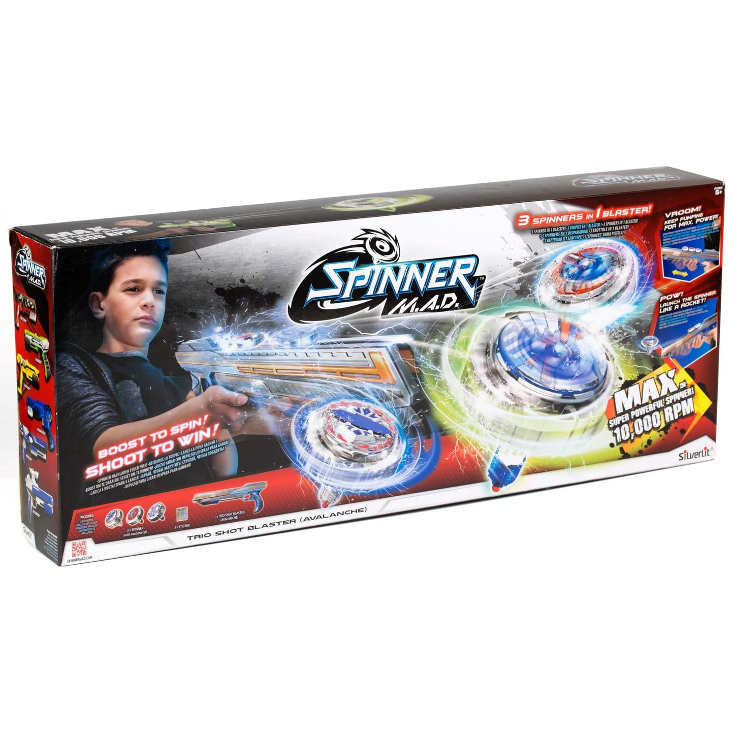 Silverlit Silverlit Spinner M.A.D. Trio Shot Avalanche Blaster