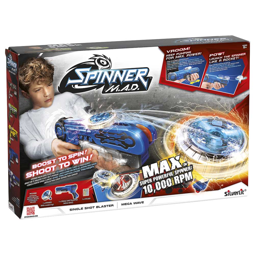 Silverlit Toys SliverLit Single Shot Blaster megawave Blue
