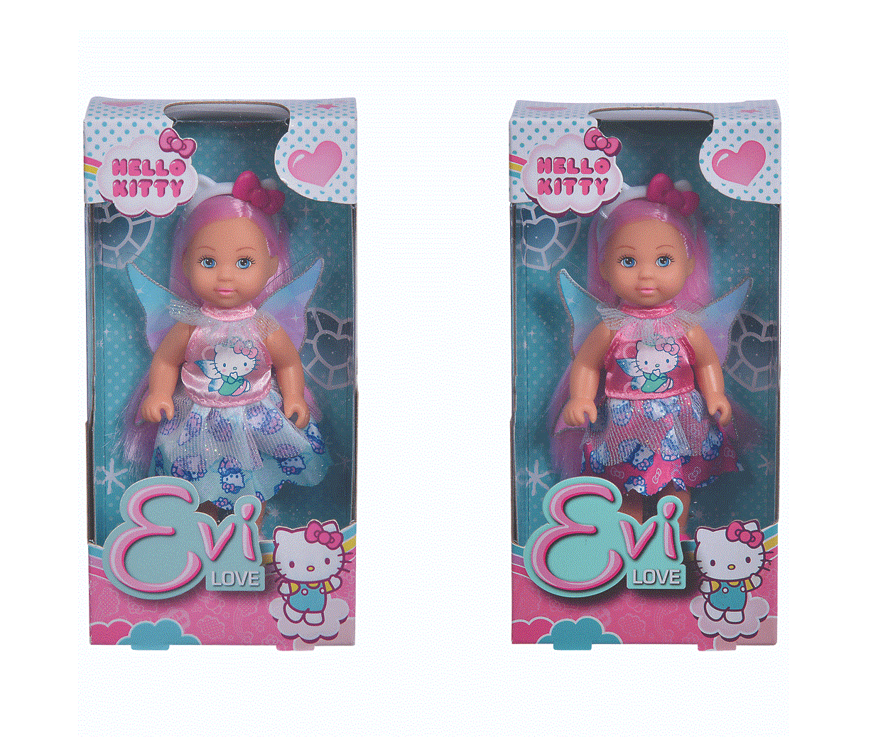 Simba Toys Hello Kitty Evi Love Fairy, 2 Assorted