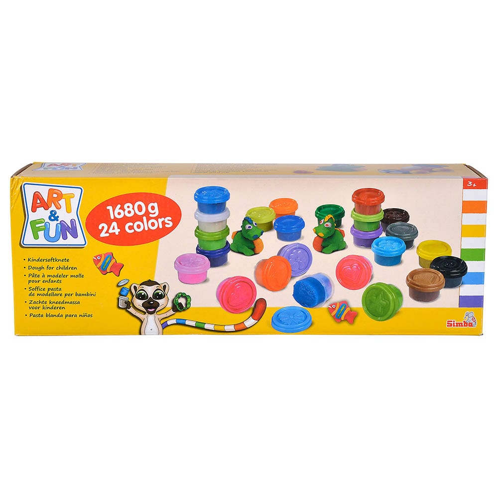 Simba - Art & Fun 24 Dough Pots In 24 Colors – Flitit - Online Store