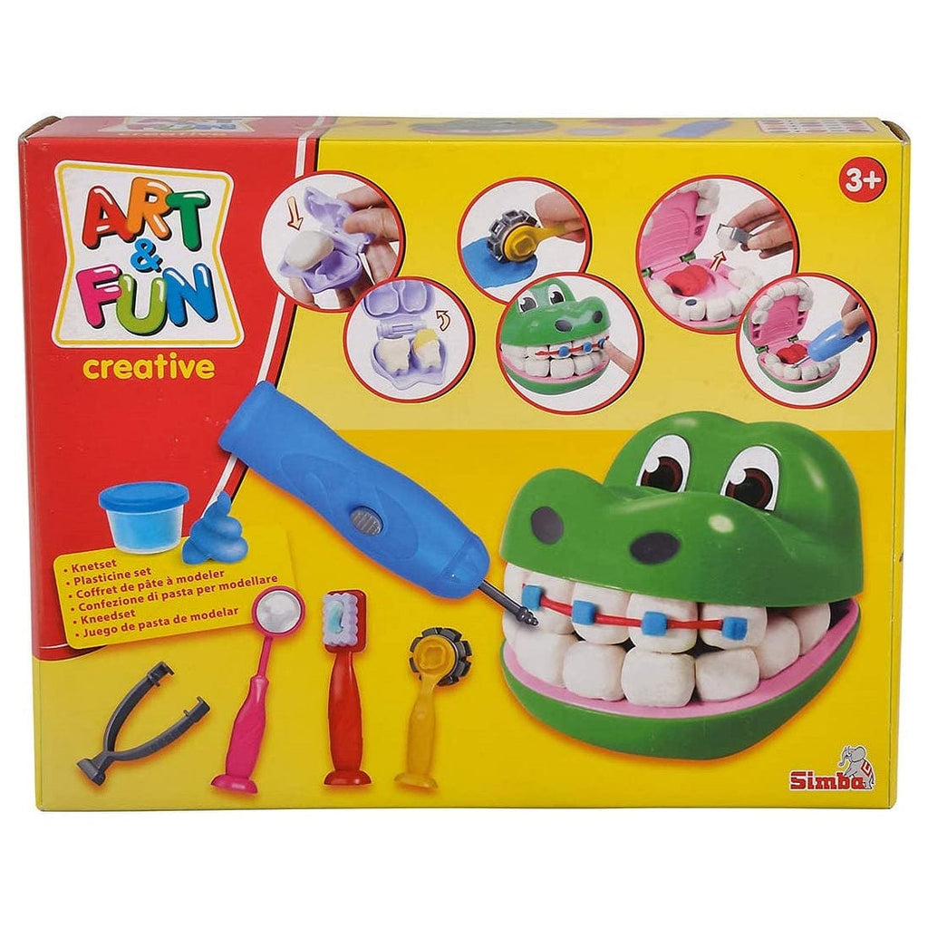 Simba Toys Simba - Art & Fun Dough Set Crocodile Dentist