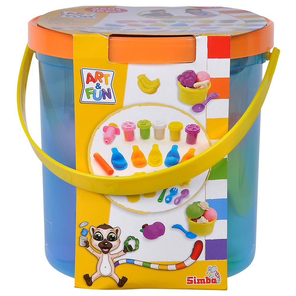 Simba Toys Simba - Art & Fun Dough Set Fruit Bucket