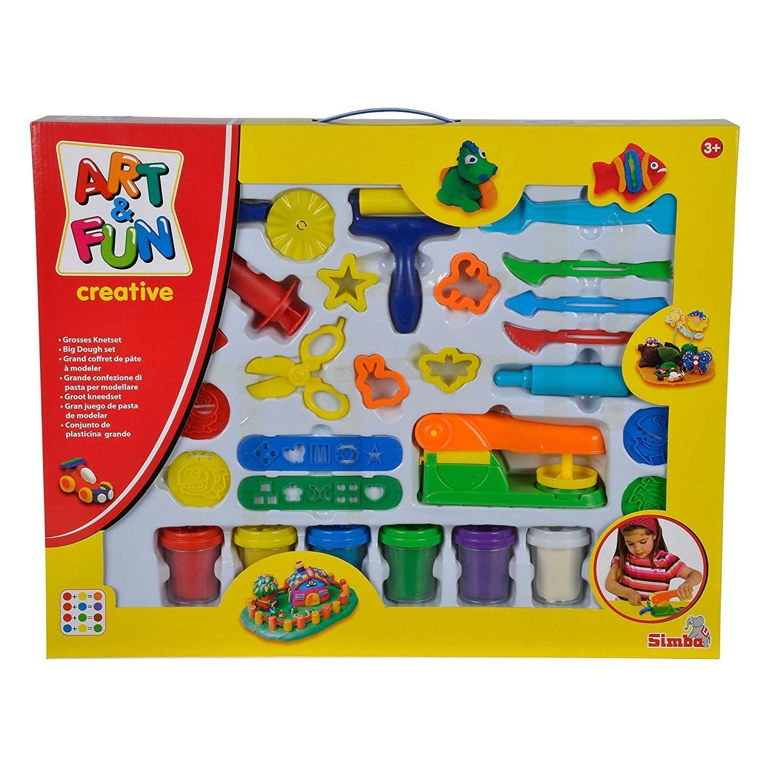 Simba Toys Simba- Art & Fun Jumbo Dough Set