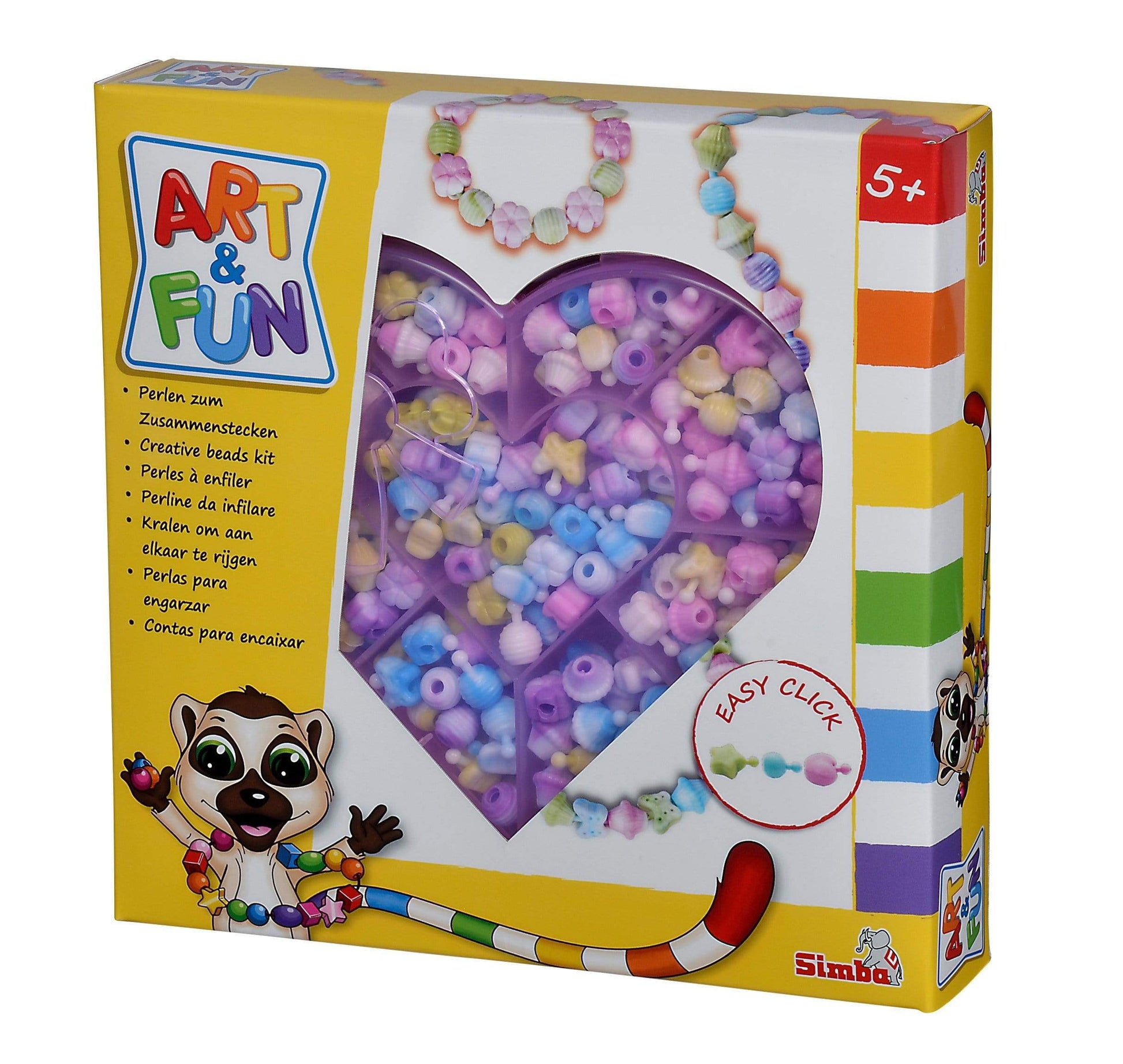 Simba Toys Simba- Art & Fun Snap Beads- Assorted