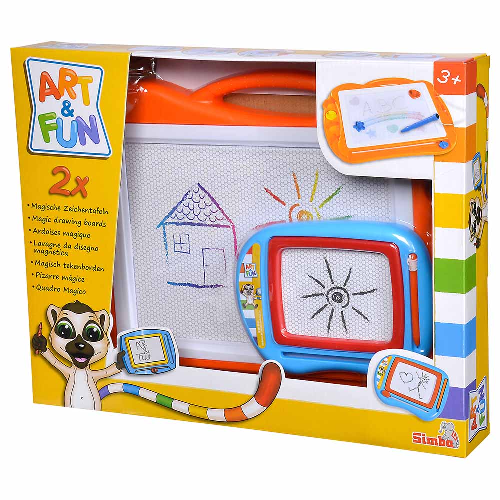 Simba Toys Simba - Art & Fun Twin Pack Drawing Boards