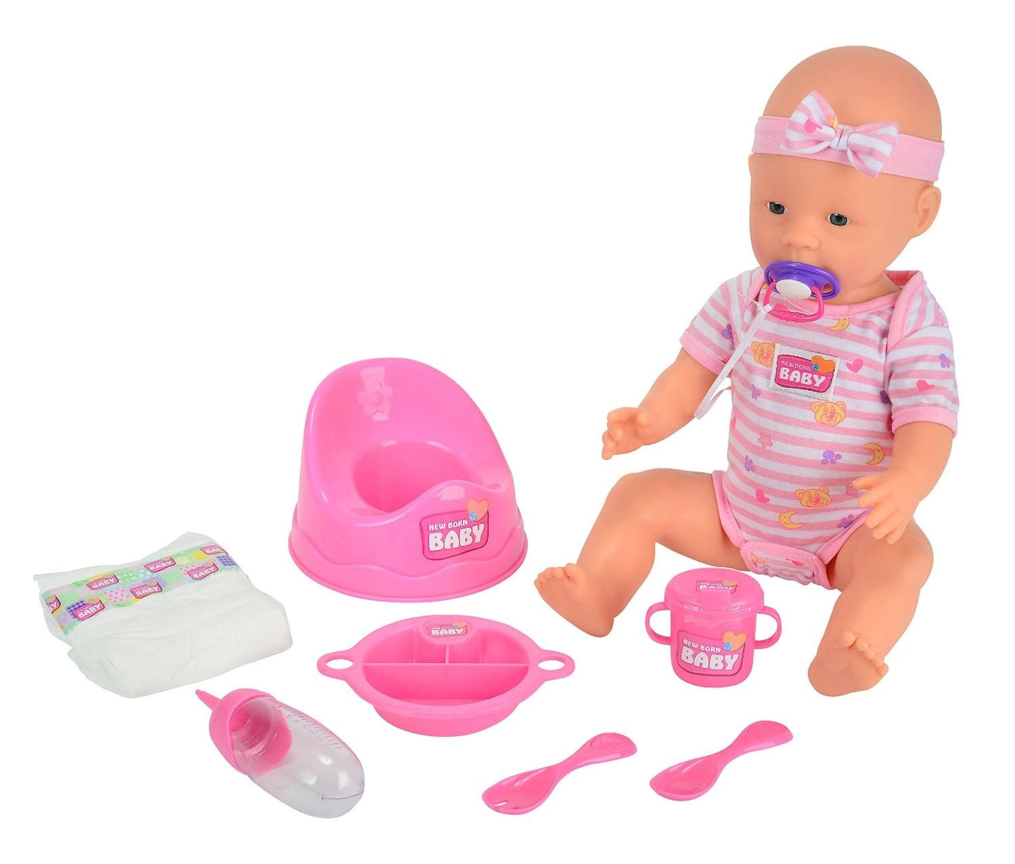 Simba Toys Simba New Born Baby Doll with Doctor Accessories Playset