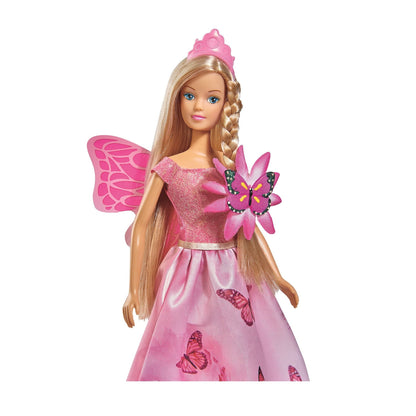 Simba Toys Simba Steffi Love Butterfly Princess With 2 Hair Ties, 29cm