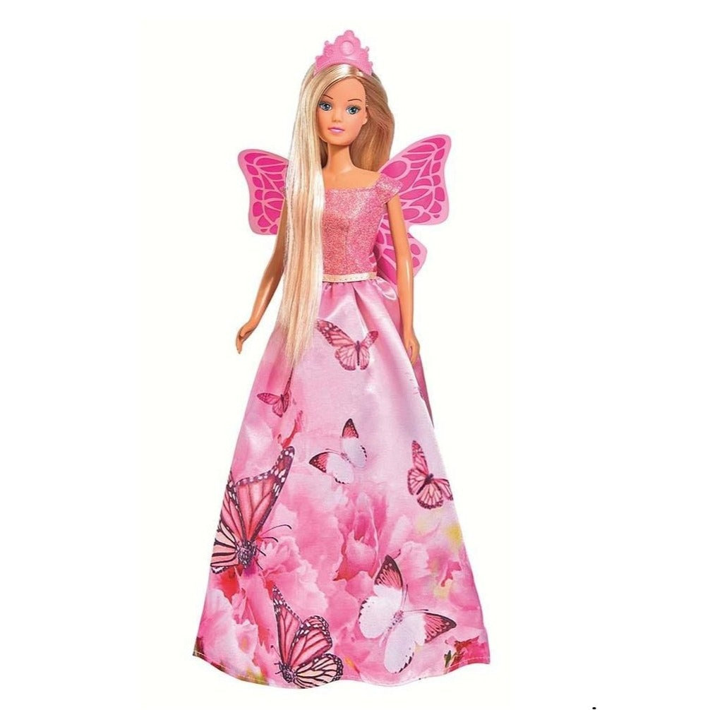 Simba Toys Simba Steffi Love Butterfly Princess With 2 Hair Ties, 29cm