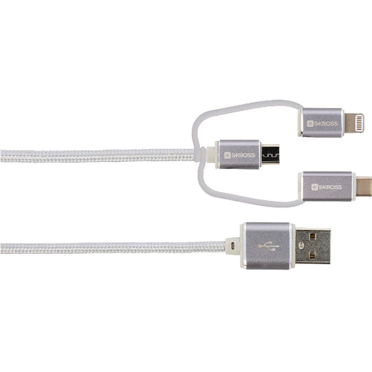 SKROSS Electronics SKROSS 3 in 1 Chargen SyncMicro USB/L/TypeC