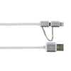 SKROSS Electronics SKROSS Steel Line. 2in1 Charge'n Sync Micro USB & Lightning Co