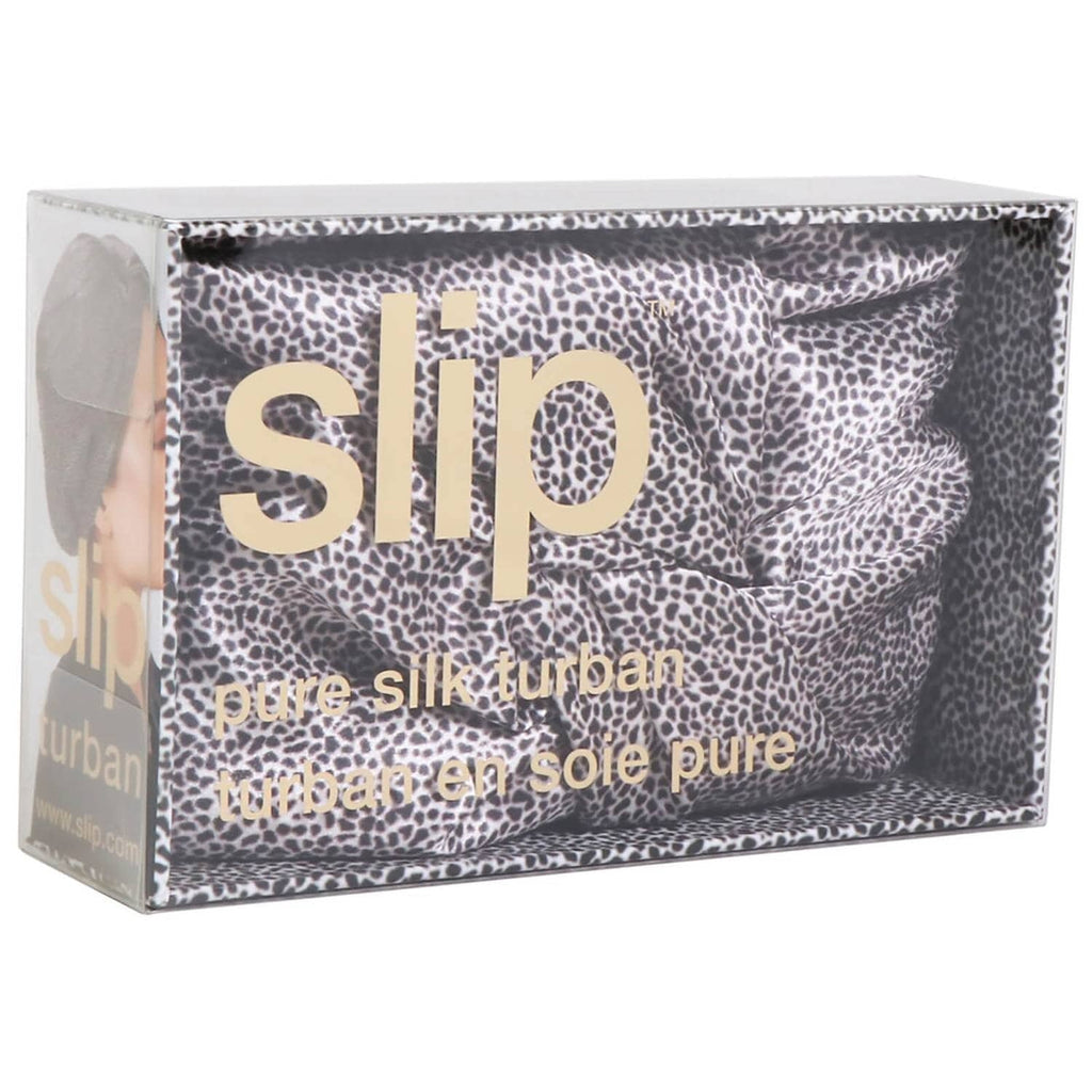 Slip Beauty Slip Pure Silk Turban- Leopard