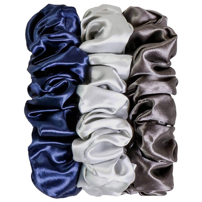 Slip Beauty Slip Silk Large Scrunchies - Midnight