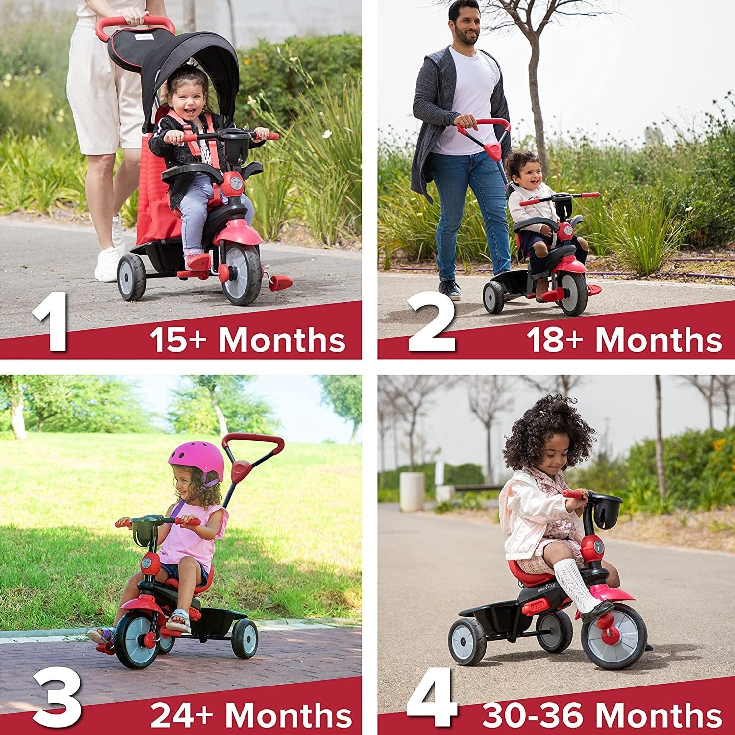 SmarTrike Babies SmarTrike Swing Deluxe Red