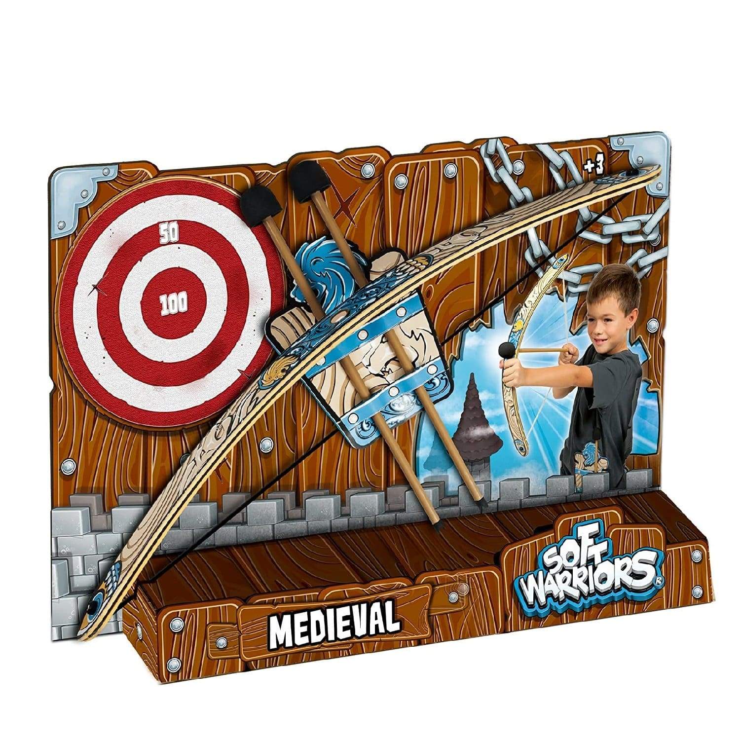 Soft Warriors Toys Soft Warriors Bow With Arrows Of Medieval Knight