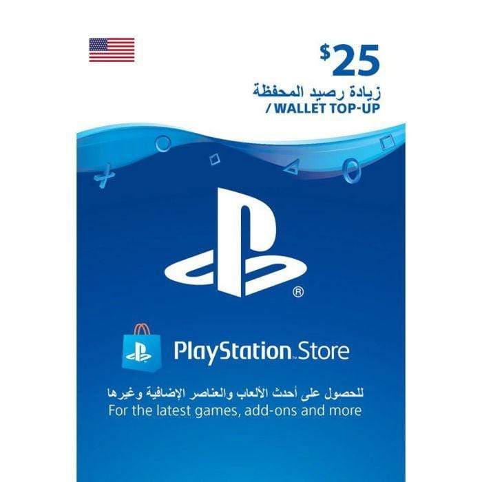 PlayStation Network Card, $25