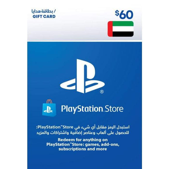 Sony Gift Cards PlayStation Network Card $60 (UAE)