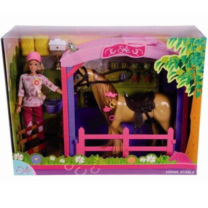 Steffi Love Toys Simba - Steffi Love "Horse Stable" With Doll
