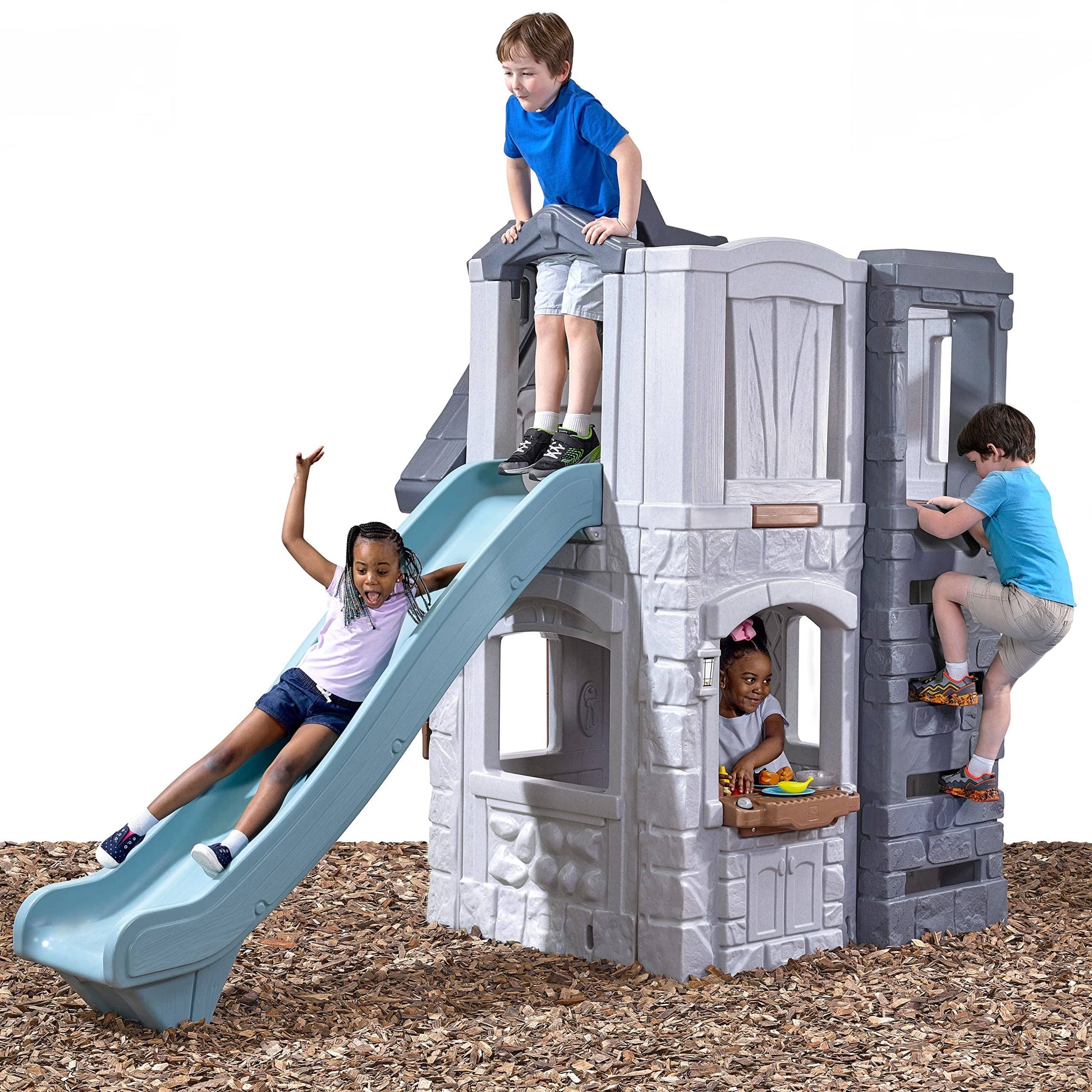 Step2 Outdoor Step2 Enchanting Adventures 2-Story Playhouse & Slide