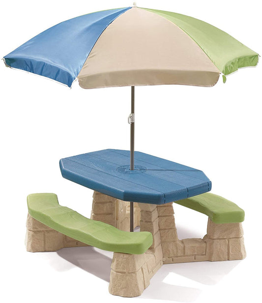 Step2 Outdoor Step2-Sit & Play Picnic Table with Umbrella