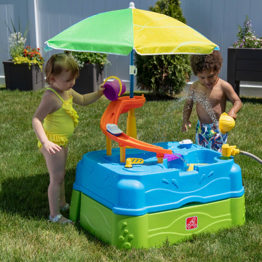Water Fun Racing Water Table Step2 Waterpark Wonders Two-Tier Water Table – Flitit - Online Store