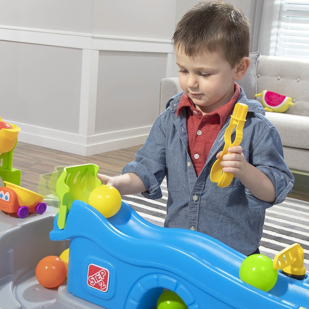 Step2 Toys Step2 Ball Buddies Truckin & Rollin Play Table - Blue & Grey