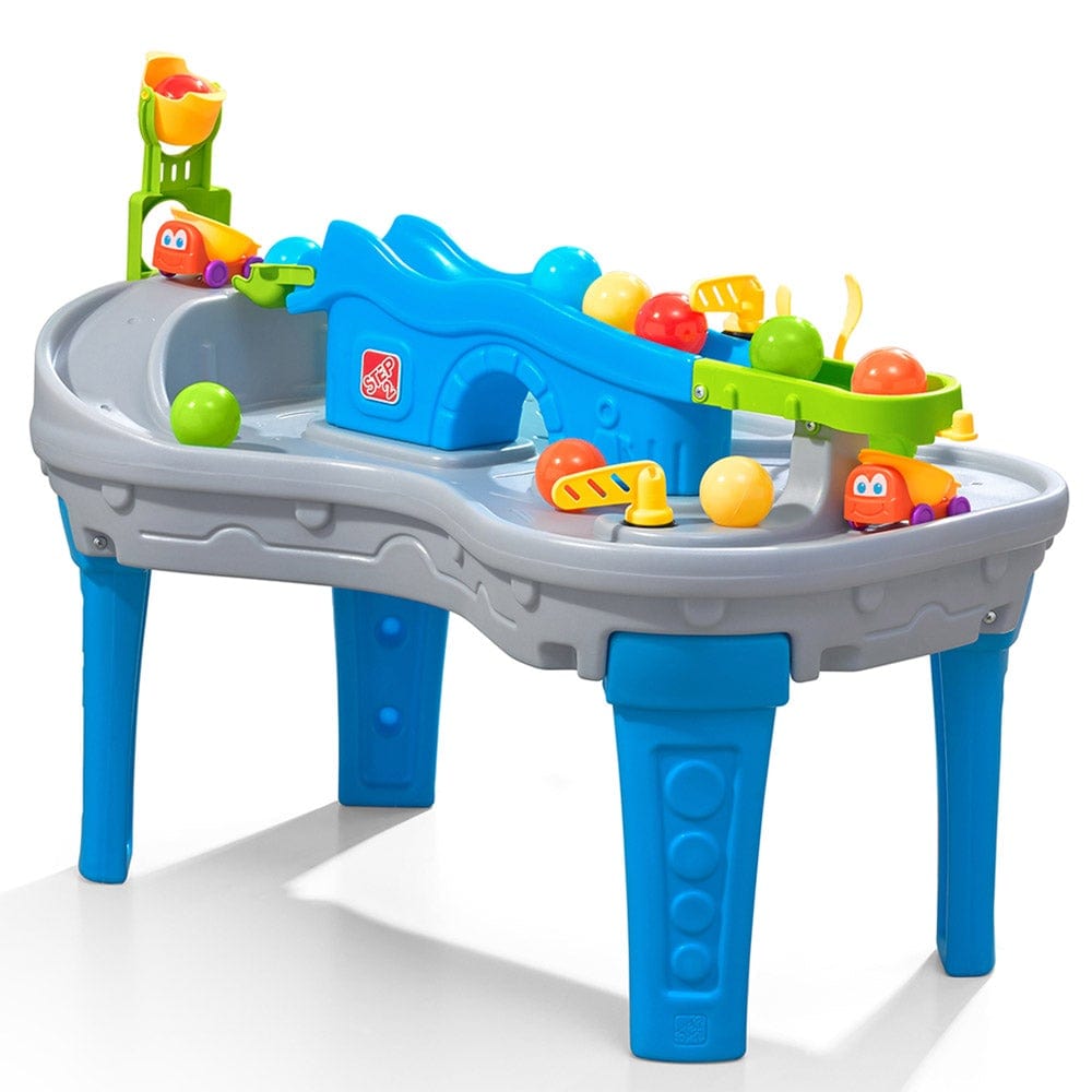 Step2 Toys Step2 Ball Buddies Truckin & Rollin Play Table - Blue & Grey